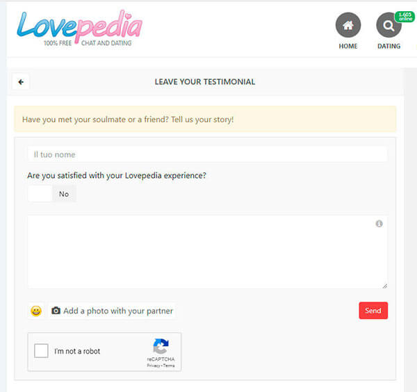 Lovepedia.net Share Form
